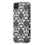 Black and White Damask Pattern Case-mate Iphone 4 Case
