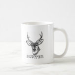 Black and White Deer Mug