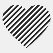 Black and White Diagonal Stripes. Stickers
