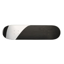Black and white Dog Custom Skateboard