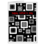 Black and white Father's Day Greeting Cards
