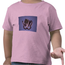Black and white feather mask t-shirt