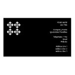 Black and White Floral Design. Business Cards