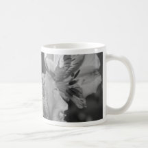 Black and White Flower Mug