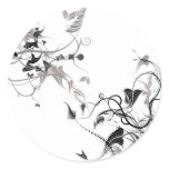 Black and White garden stickers