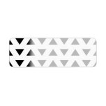 Black and White Geometric Pattern of Triangles. labels