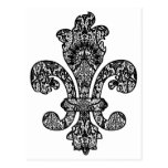 Black and White Goth Postcard