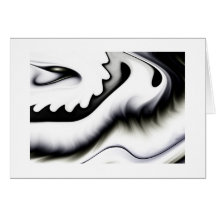 Black and White Greeting Card
