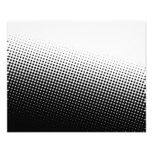 Black and White Halftone Photo