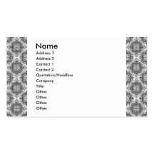 Black and white handpainted doodles business card templates