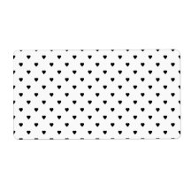 Black and White Hearts Pattern. Shipping Label