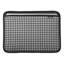 Black and White Houndstooth Macbook Air Sleeve ipad sleeves