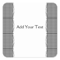 Black and White Houndstooth Manage this category
