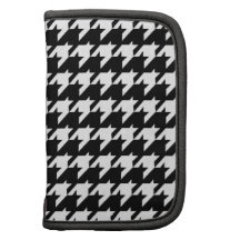 Black and white houndstooth organizers