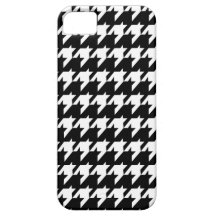 Black and white houndstooth pattern