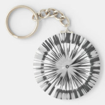 black and white key chains