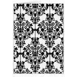 Black and White Lace Wallpaper Card