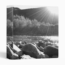 Black And White Landscape 5.png 3 Ring Binder