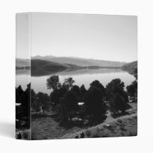 Black And White Landscape 6 Vinyl Binders