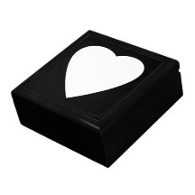 Black and White Love Heart Design. Gift Boxes