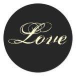 Black and White Love Stickers - Customized