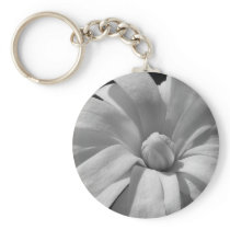 Black and White Magnolia Centennial Key Chains