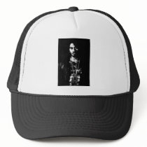 Black and White Male hat
