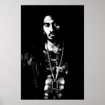 Black and White Male poster