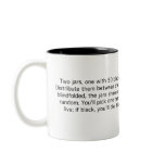 Black and White Marbles Coffee Mugs