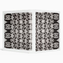 Black and white Matryoshkas Binder