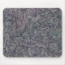 black and white maze mousepads