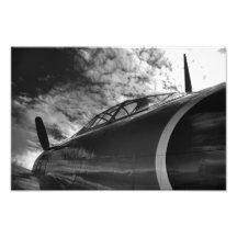 Black and White: Mitsubishi A6M Zero Photograph