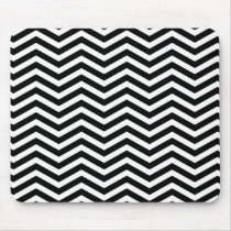 Black and White Modern Mousepad mousepads
