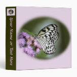 Black and White Nymph Butterfly Binders