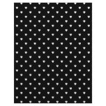 Black and White Pattern - Hearts. Custom Letterhead