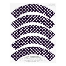 Black and White Patterned Customized Letterhead