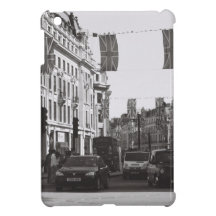 Black and white photo london oxford circus