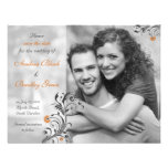 Black and White Photo Save the Date Card Custom Announcements