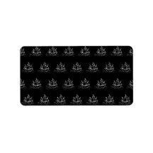 Black and White Pirate Ship Pattern. Personalized Address Labels