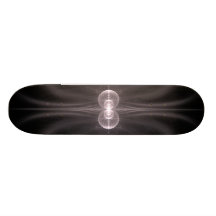 Black and White Polarity - Competition Skateboard