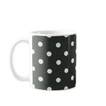 Black and White Polka Dot Mug