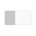 Black and White Polka Dot Pattern. Spotty. Custom Address Labels