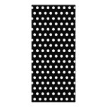 Black and White Polka Dot Pattern. Spotty. Rack Card Design