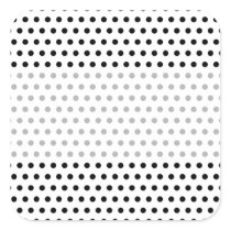 Black and White Polka Dot Pattern. Spotty. Sticker