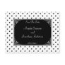 Black and White Polka Dot Save The Date