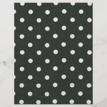 Black and White Polka Dots Flyer