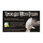 Black And White Praise business cards