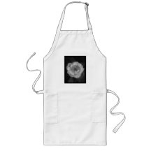 Black and White Rose. Apron