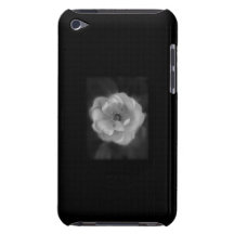Black and White Rose. Barely There iPod Covers