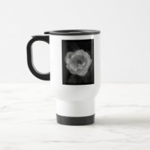 Black and White Rose. Coffee Mugs